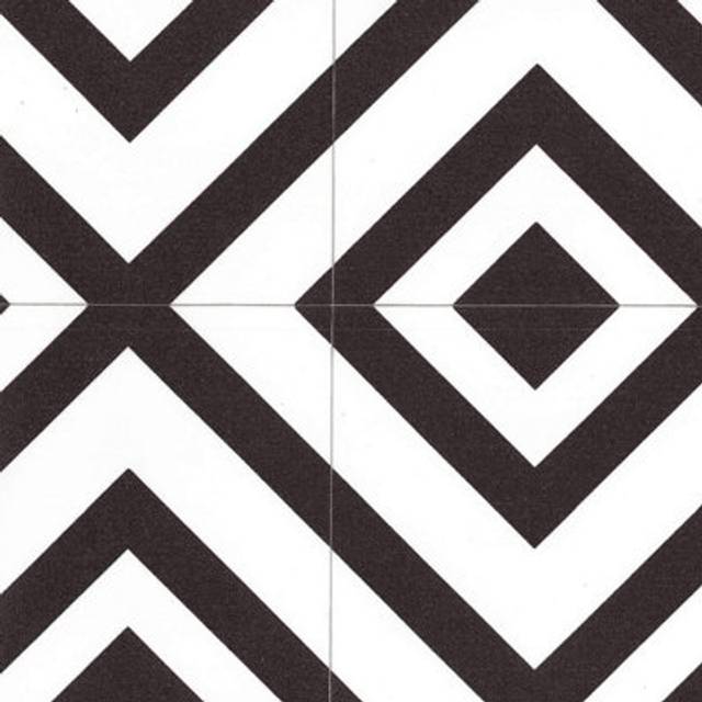 Black White 2.8mm Designer Effect Sheet Vinyl Flooring-7mX4m - One Size
