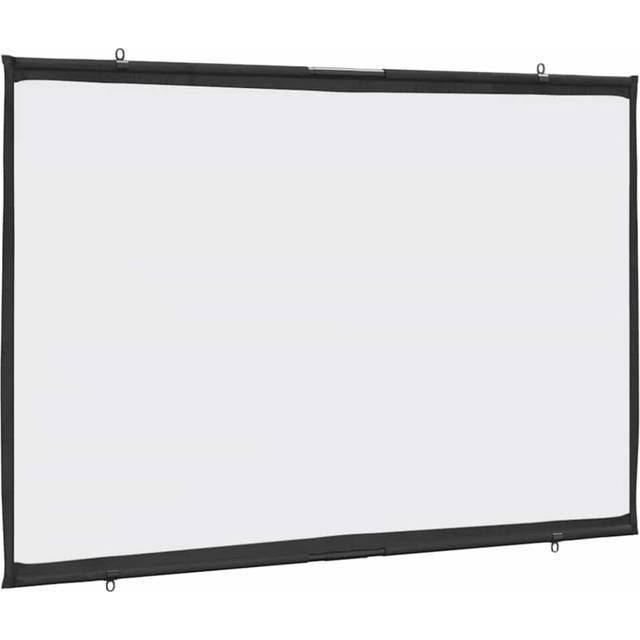 vidaXL Projection Screen Wall-Hanging 50 Inch 16:9 - White