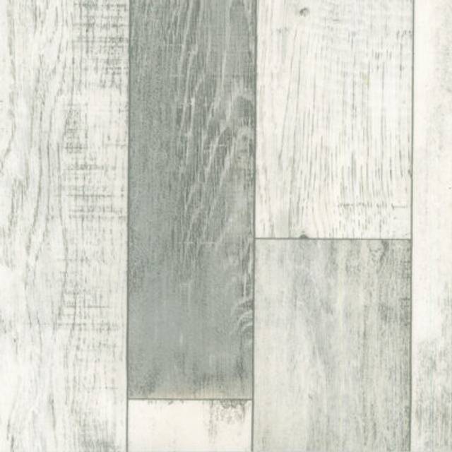 "(1m(3'3"") X 4m(13'1"")-4mÂ², White Grey Narrow Plank) Anti Slip Wood Effect Lino Vinyl Flooring For LivingRoom Kitchen Vinyl Sheet"