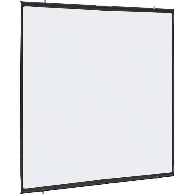vidaXL Projection Screen Wall-Hanging 81 Inch 1:1 - White