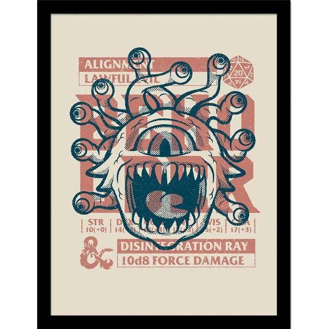 Dungeons & Dragons Lawful Evil Framed Poster