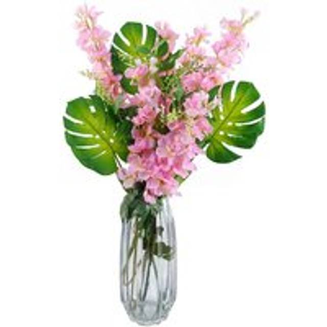 30cm Clear Contemporary Glass Vase