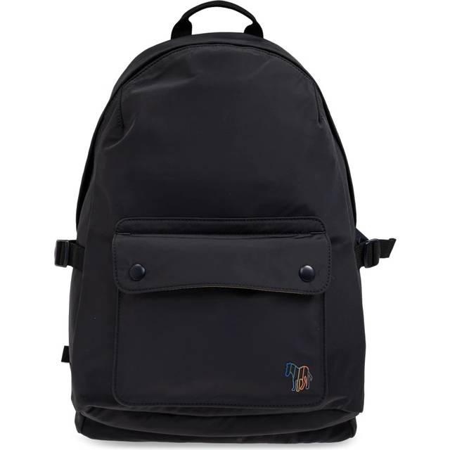 Zebra Logo Backpack - Blue - From belts and baseball caps to cufflinks and cardholders, whether you're looking for a classic everyday staple or something to set off your look for a special occasion, Paul Smith's offering of accessories feature the brand's Signature Stripe detailing or its unmistakable rainbow Zebra mascot to complement your style, season after season.