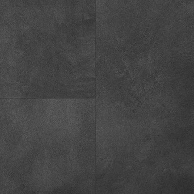 Decotile55 Glue-Down Luxury Vinyl Tile - 22 Planks - Covers 3.96sqm - Black - One Size