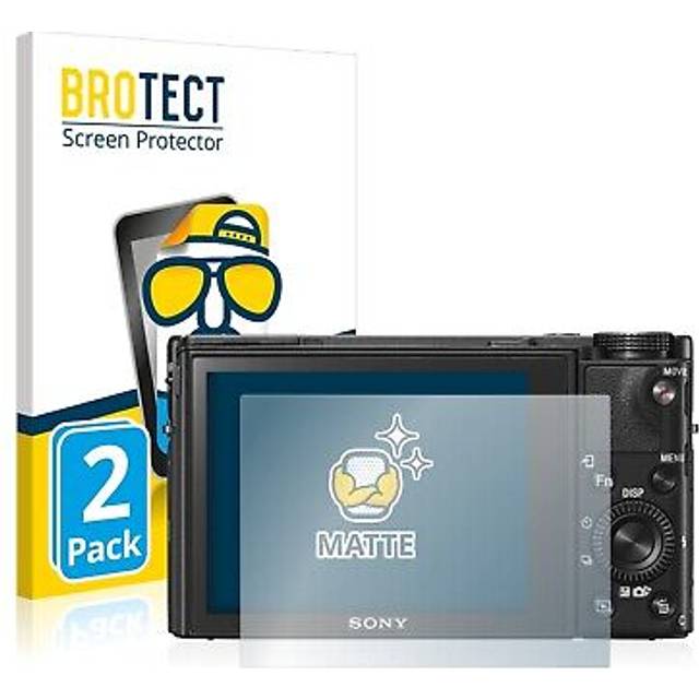 2x anti glare screen protector for sony cyber-shot dsc-rx100 vi matte protection