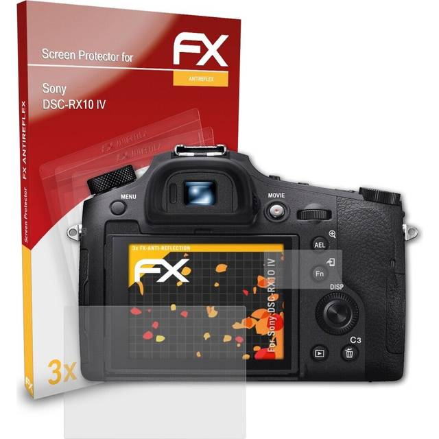 Atfolix 3x Screen Protection Film For Sony Dsc-rx10 Iv Matt&shockproof