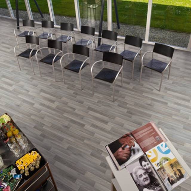 "(2m(6'6"") X 2m(6'6"")-4mÂ², Dark Brown Narrow Plank 003) Narrow Pattern Wood Effect Lino Vinyl Flooring For LivingRoom Kitchen VinylSheet"