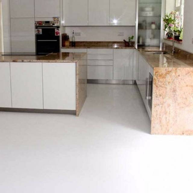 "(5m(16'4"") X 4m(13'1"")-20mÂ², White Concrete 01) Concrete Effect Vinyl Flooring For LivingRoom Kitchen Cushion Backed Vinyl Sheet"