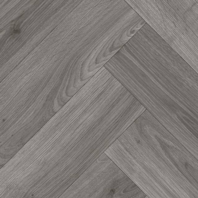 "(6m(19'8"") X 2m(6'6"")-12mÂ², Dark Grey Herringbone 09) Herringbone Wood Effect Vinyl Flooring For LivingRoom Kitchen Vinyl Sheet"
