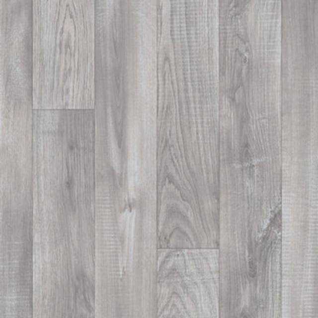 "(5m(16'4"") X 2m(6'6"")-10mÂ², Oxford Silver Narrow Plank) Cushion Backed Non Slip Wood Effect Lino Vinyl Flooring For Home Kitchen Bedroom"