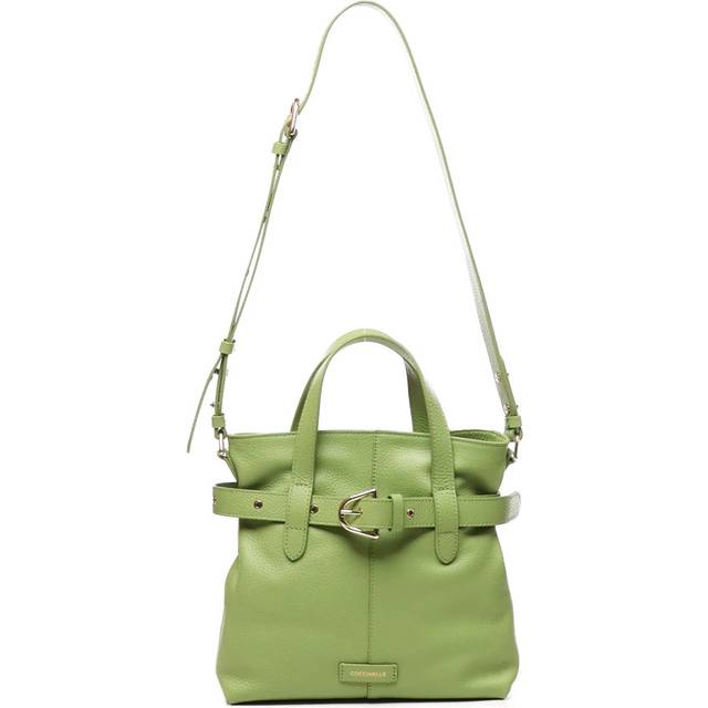 Coccinelle, Bucket Bags, female, Green, ONE SIZE, Green Bucket Bag with Decorative Belt