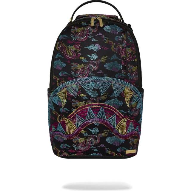 Sprayground Embroidered Dragons Dlx Backpack embroidered dragon
