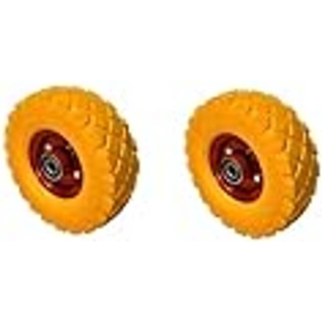 TEMPO DI SALDI X 2 Hjul Antipunktering Skottkärra Full Gummi Däck Med Diameter På 2 Cm