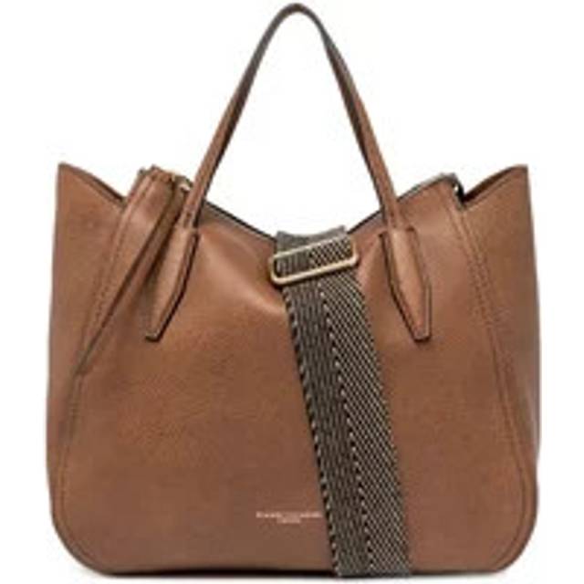 Megan Hammered Leather Tote with Zip