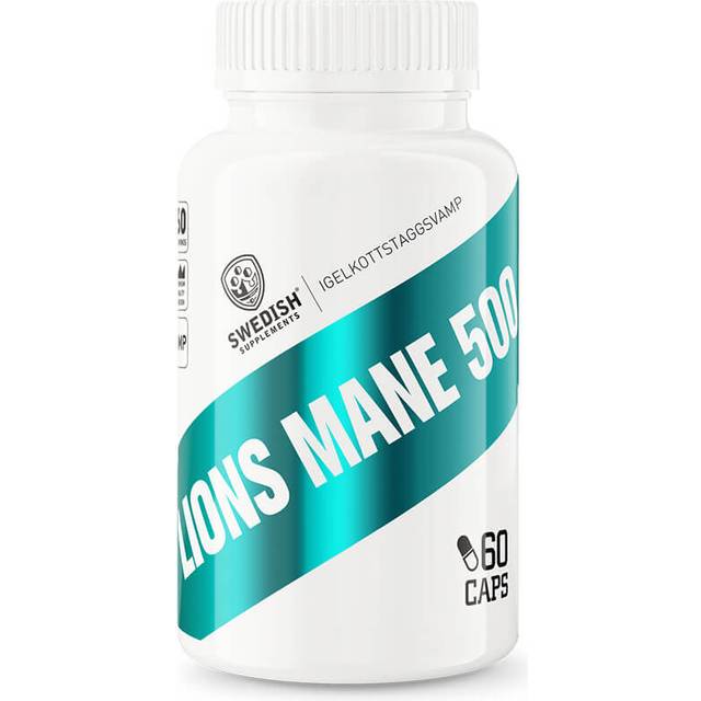 Swedish Supplements Lions Mane 500 mg 60 kapslar