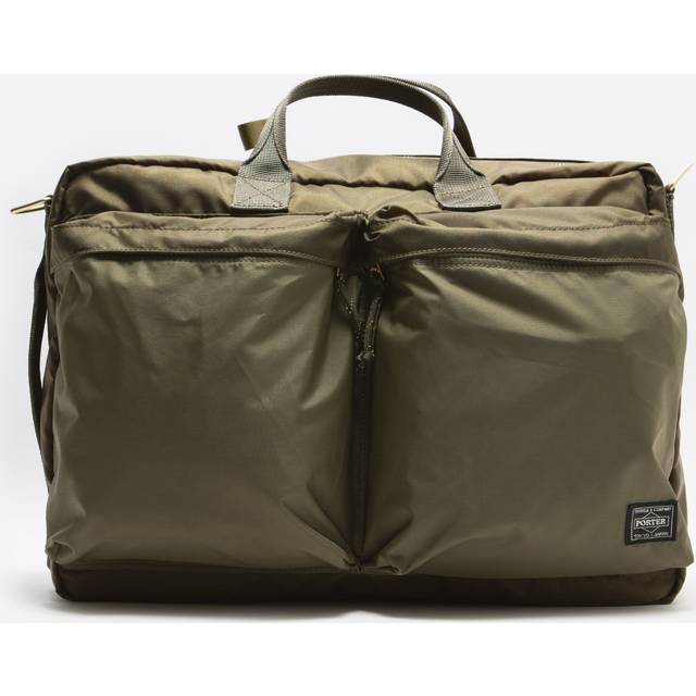 PORTER FORCE 3WAY BRIEFCASE 3WAY Briefcase Olive [Porter] 855-07594 Drab/30