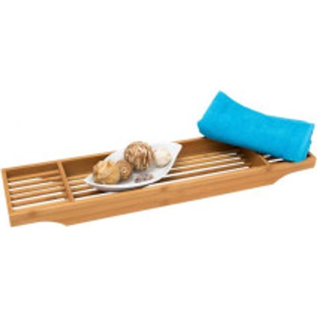 Bathtub shelf with 3 compartments