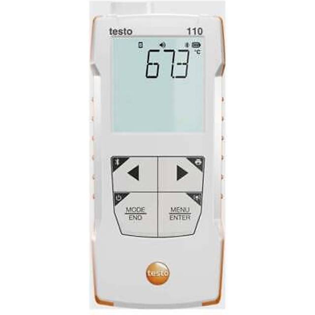 testo 0563 0111 Temperaturmätare Temperaturmätningsområde (intervall) -50 till 150 °C Sensortyp NTC HACCP-konform