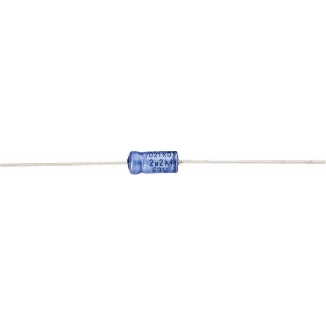 Vishay 2222 021 28221 Elektrolyt-kondensator Axial hållmonterade 220 µF 63 V 20 % (Ø x L) 10 mm x 30 mm 1 st