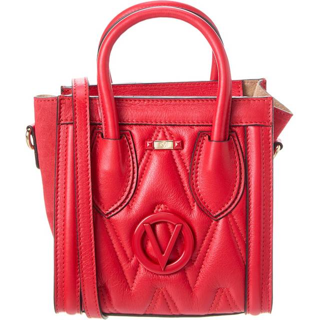 Valentino By Mario Valentino Eva Diamond Leather Tote