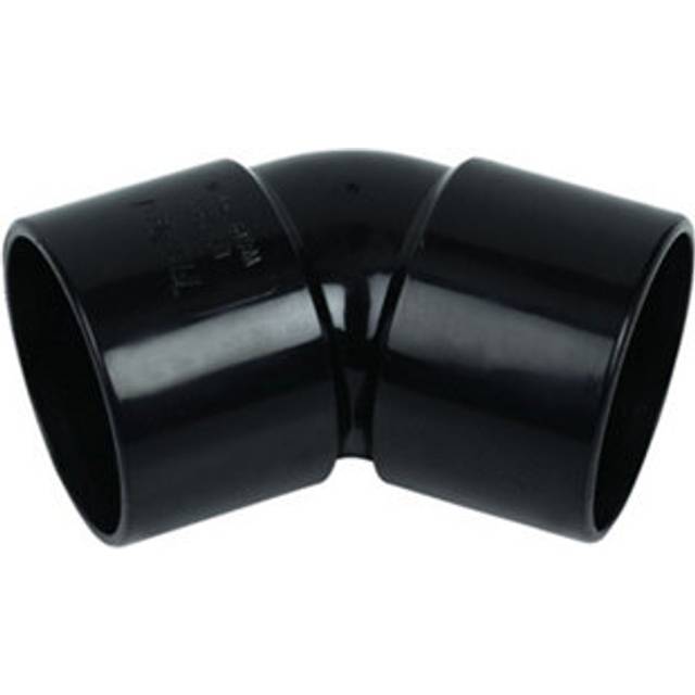 FloPlast Solvent Weld Waste Bend - 135 Degree x 40mm Black
