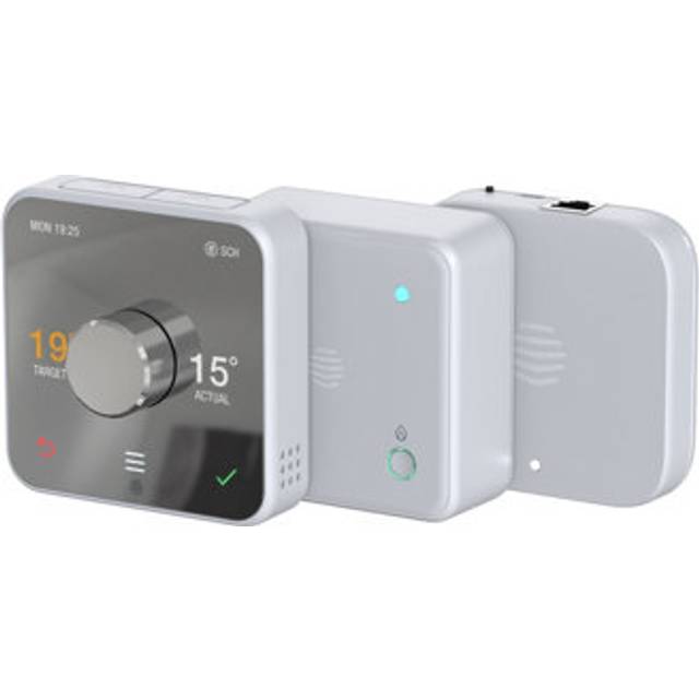 Hive V4 Smart OpenTherm Thermostat w/ Nano 3 Hub - Combi Boiler in Grey