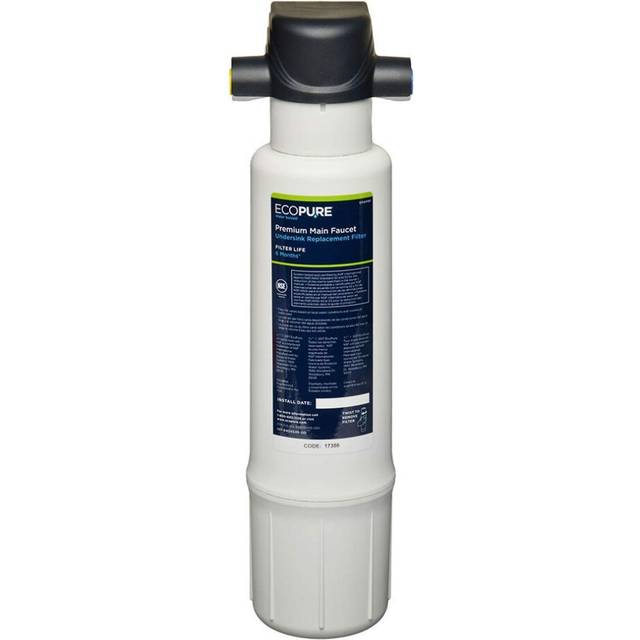 EcoPure EPWPFF Under Sink Water Filtration System  White