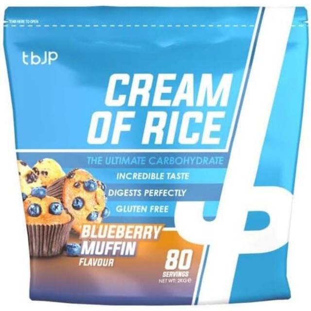 Trained by JP - Cream of Rice - 2000g, Blueberry Muffin