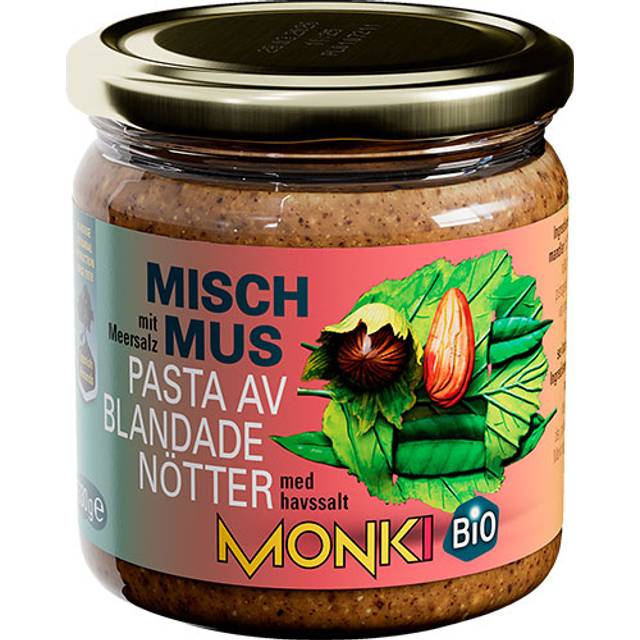 Monki Hasselnöts Och Mandelsmör Eko - 330 g