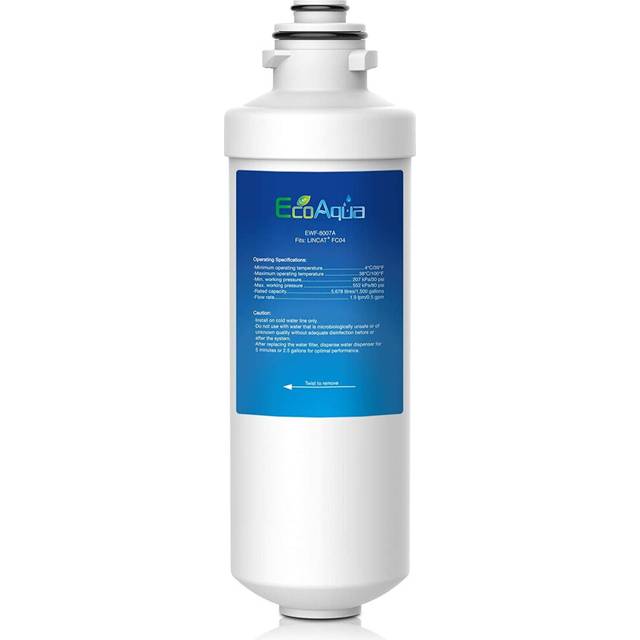 EcoAqua EWF-8007A Replacement Water Filter Compatible with Lincat FC04 FilterFlow Automatic Water Boiler FX Series; Including EB3FX, EB4FX, EB6FX,
