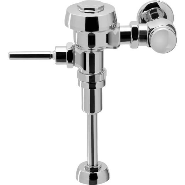 Sloan Royal 186 Exposed Manual Urinal Flushometer  15 GPF Flush Valve  Single Flush  NonHoldOpen Handle  Fixture Connection