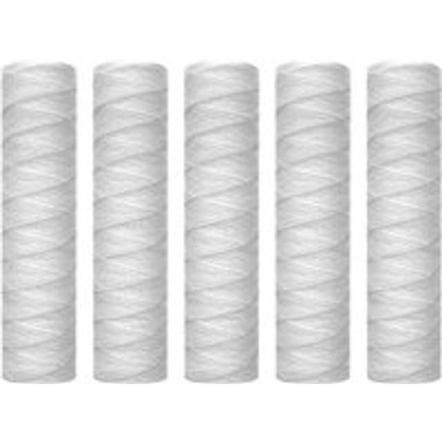 10 Inch x 2.5 String Wound Sediment Water Filter Whole House Filtration, Universal Replacement for Housing