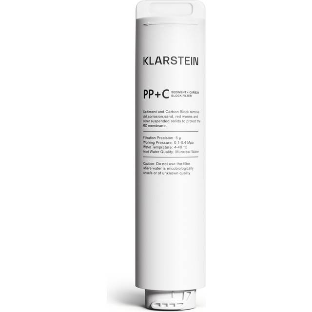 Klarstein - Replacement ppc Tap Water Filter for Reverse Osmosis Filter System, Compatible with PuraFina 400/600 gpd, Removes Contaminants,
