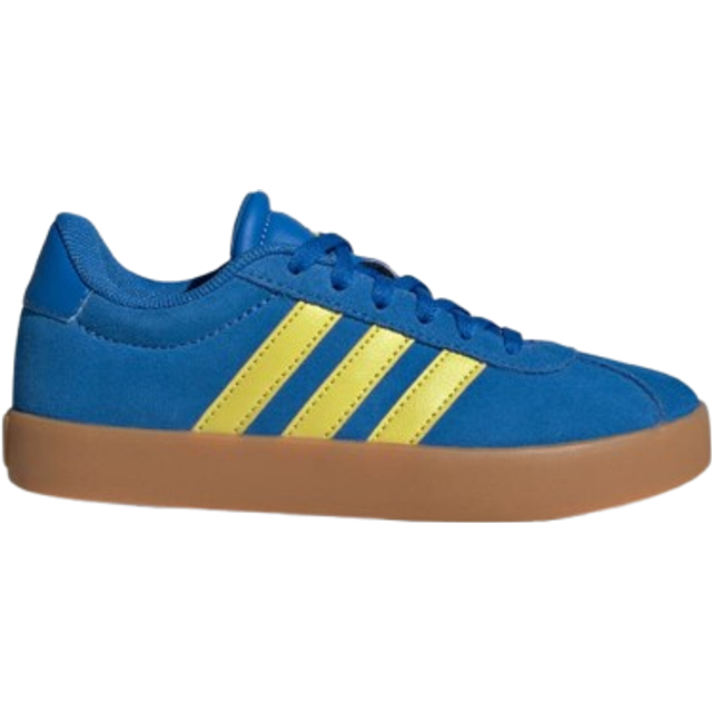adidas Sportswear Kids Unisex VL Court 3.0 Shoes - Blue, Bright Royal/Pure Sulfur/Gum10, Size 2 Older