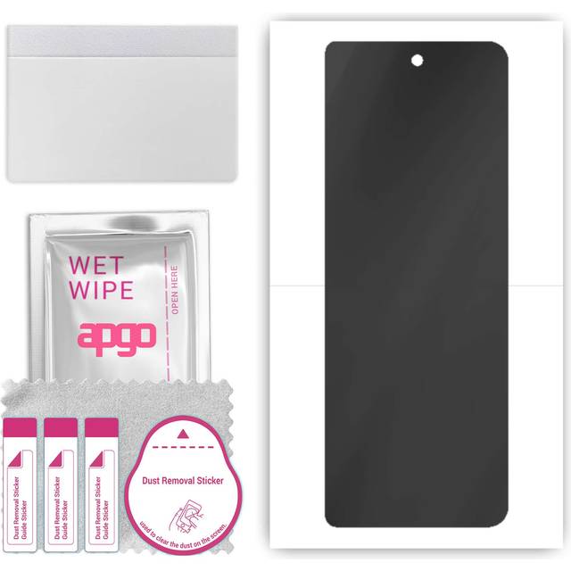 apgo Hydrogel Privacy Matte Screen Protector for Samsung Galaxy Z Fold 2, Anti Spy, Hydrogel Film, Flexible, Soft TPU with positioning layer easy inst