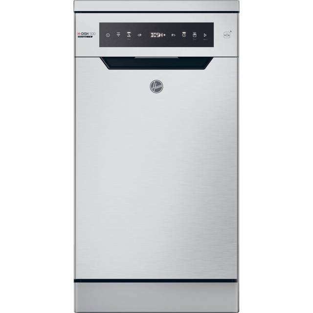 HOOVER H-Dish 500 HF0C3SB0FX-80 Slimline WiFi-enabled Dishwasher - White, Silver/Grey