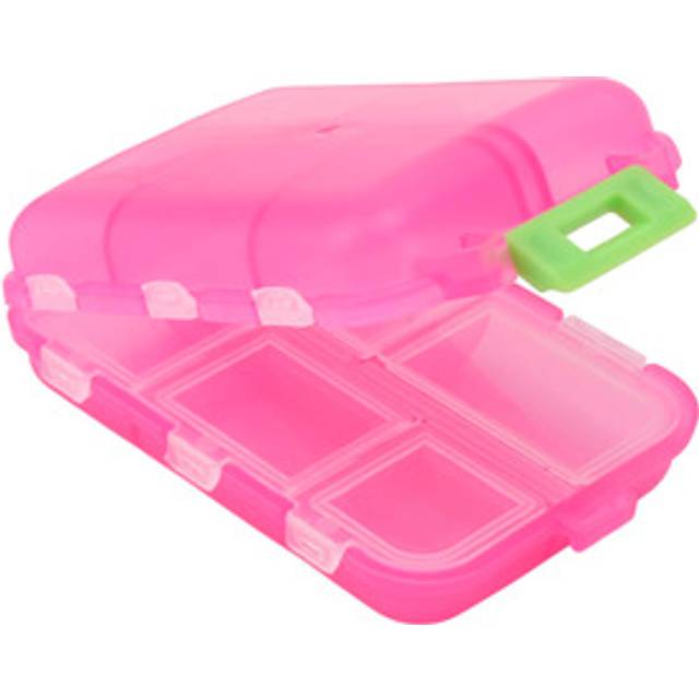 Uniq Rejse Pilleæske Pink 1 Stk