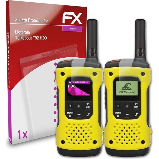 Atfolix glass protector for motorola talkabout t92 h2o 9h hybrid-glass