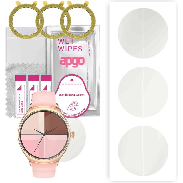 3x apgo Hydrogel Matte Screen Protector for Colmi L10, Hydrogel Film, Flexible, Soft TPU with positioning layer easy installation