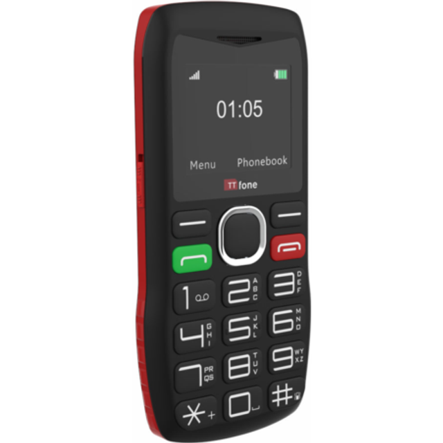 Ttfone tt880 mobile sos big button senior phone & payg vodafone sim network