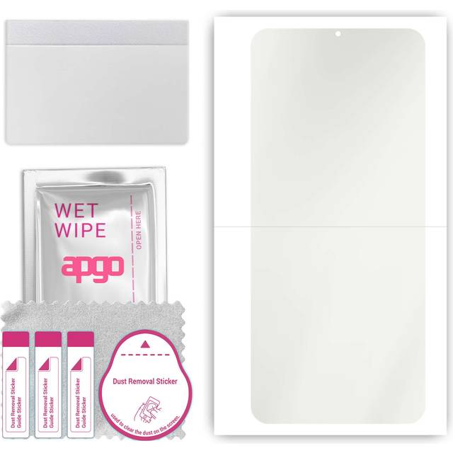 apgo Hydrogel Matte Screen Protector for Oppo A57 5G, Hydrogel Film, Flexible, Soft TPU with positioning layer easy installation
