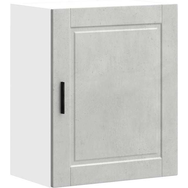 vidaXL Kitchen Wall Cabinet Porto Concrete Grey Engineered Wood - Brown
