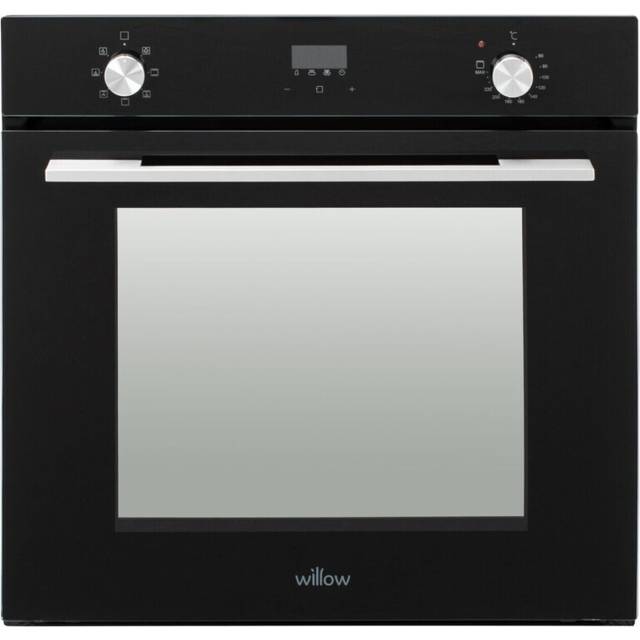 Willow 60cm Black Fan Assisted Oven, 7 Functions, Touch Control, Grill