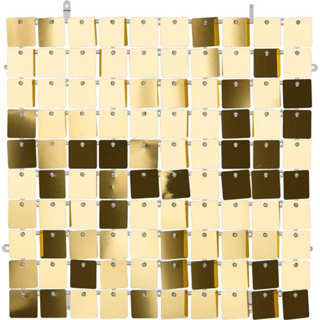 Backdrop Paljettpanel Guld