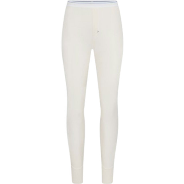 SKIMS Legging | White | XS | Cotton Rib - Marble Stripe