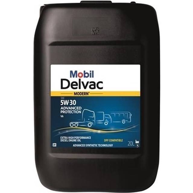 Mobil Delvac Modern Advanced Protection, V6 5W-30 20l Motorolja 157375 MERCEDES-BENZ: Vito Minibuss, Sprinter 3.5-T Skåpbil, Vito Skåpbil