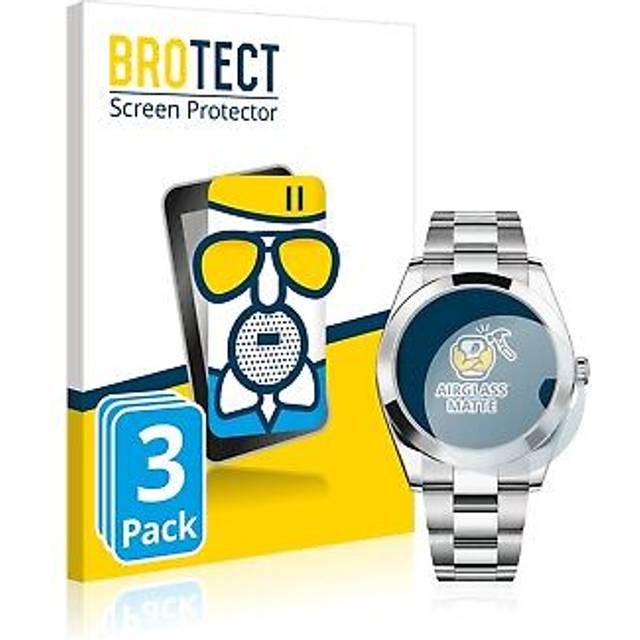 3x matte glass screen protector for rolex datejust 41 anti-glare protection