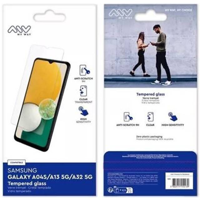 Myway screen protector for samsung a32 5g / a13 5g / a04s scratch resistant