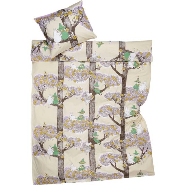 Moomin Arabia Mumin Bäddset Vänner För Alltid 150x210 Cm - Bäddset Ekologisk Bomull Multi - 1076315