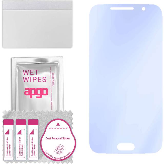 apgo Ultra-Clear 9H Hybrid protective glass compatible with Samsung Galaxy S6 G920, flexible nano glass, great replacement for tempered glass, scratch